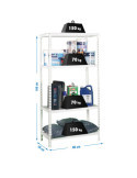 Estanteria 1600x800x300 ECOCLICK MINI 4/300 BLANCO marca SIMONRACK