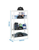 Estanteria 1500x1000x300 ECOCLICK PLUS 4/300 BLANCO marca SIMONRACK