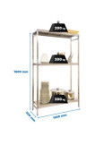 Estanteria 1600x1660x500 SIMONINOX INITIAL 3SS/1600x1660x500 marca SIMONRACK