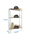 Estanteria 2000x1660x500 SIMONINOX INITIAL 3SS/2000x1660x500 marca SIMONRACK