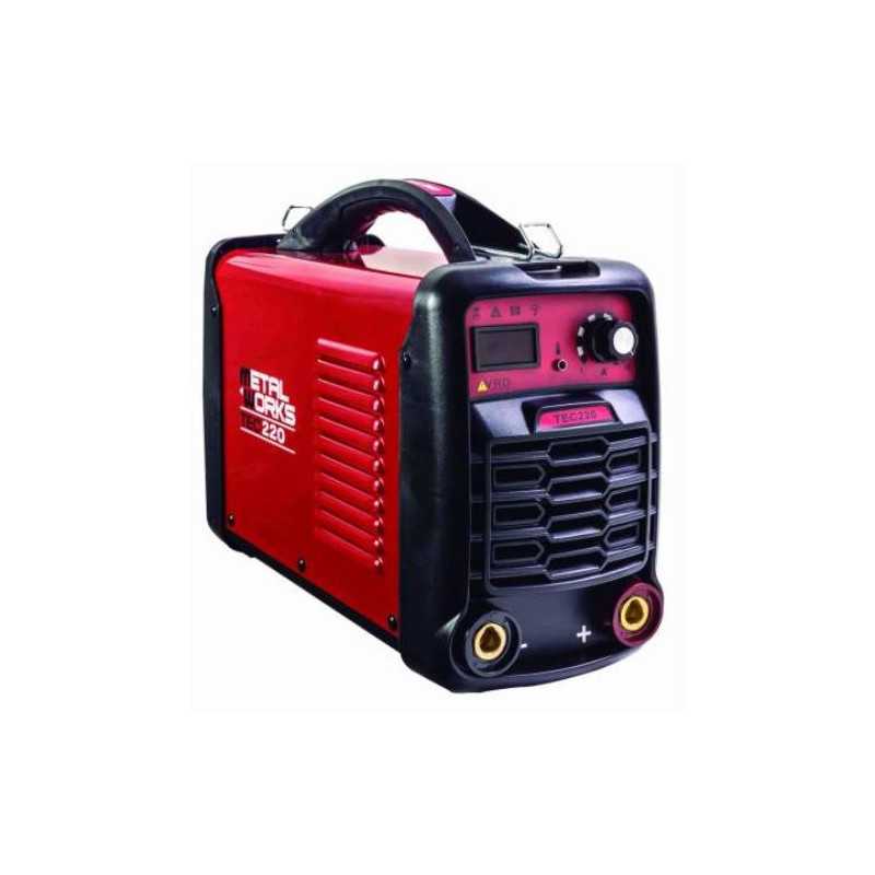 Soldadora inverter METAL WORKS TEC 220 + plus + maleta + accesorios