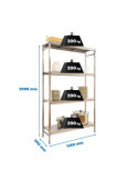 Estanteria 2000x1260x500 SIMONINOX INITIAL 4SS/2000x1260x500 marca SIMONRACK