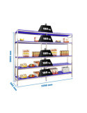 Estanteria 2000x3290x500 SIMONINOX INITIAL 5PP/2000x3290x500 marca SIMONRACK