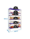 Estanteria 1600x1260x500 SIMONINOX INITIAL 6PP/1600x1260x500 marca SIMONRACK