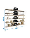 Estanteria 2000x3290x400 SIMONINOX INITIAL 6SS/2000x3290x400 marca SIMONRACK