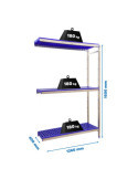 Estanteria 1600x1260x400 SIMONINOX ADITIONAL 3PP/1600x1260x400 marca SIMONRACK