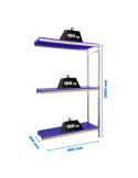 Estanteria 2000x860x400 SIMONINOX ADITIONAL 3PP/2000x860x400 marca SIMONRACK