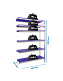 Estanteria 1600x860x400 SIMONINOX ADITIONAL 6PP/1600x860x400 marca SIMONRACK