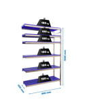 Estanteria 1600x860x500 SIMONINOX ADITIONAL 6PP/1600x860x500 marca SIMONRACK