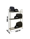 Estanteria 2000x1200x450 AUTOFORTE 1204/3 GALVANIZADO marca SIMONRACK
