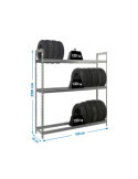 Estanteria 2000x1500x450 AUTOFORTE 1504/3 GALVANIZADO marca SIMONRACK