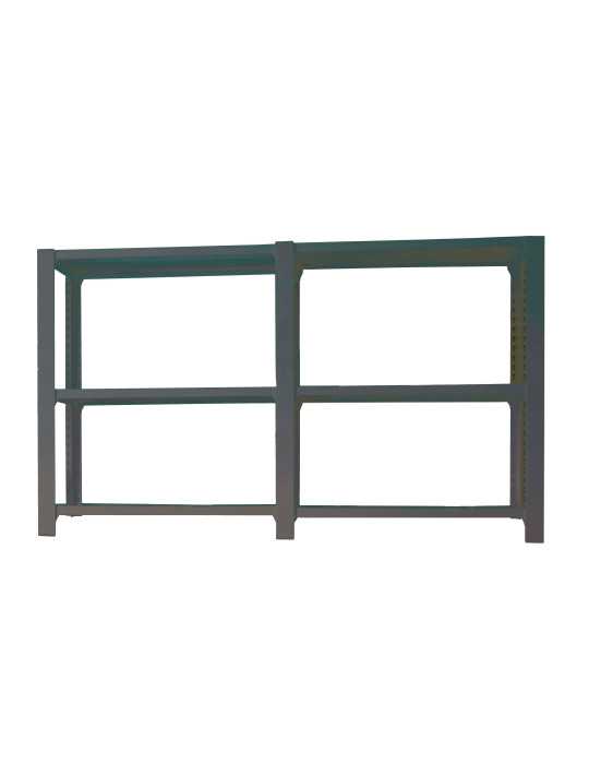 Estanteria 1000x1800x300 PACK OFFICLICK 3/300 METAL I+A ANTRACITA/ANTRACITA marca SIMONRACK