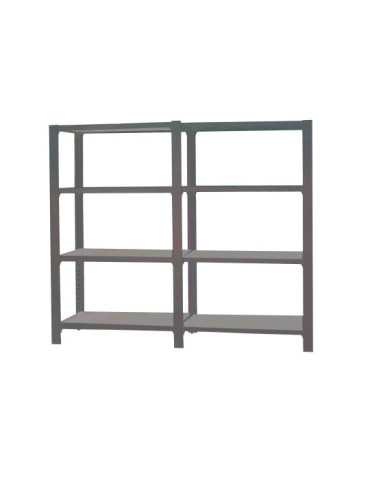 Estanteria 1500x1800x300 PACK OFFICLICK 4/300 METAL I+A ANTRACITA/ANTRACITA marca SIMONRACK 2