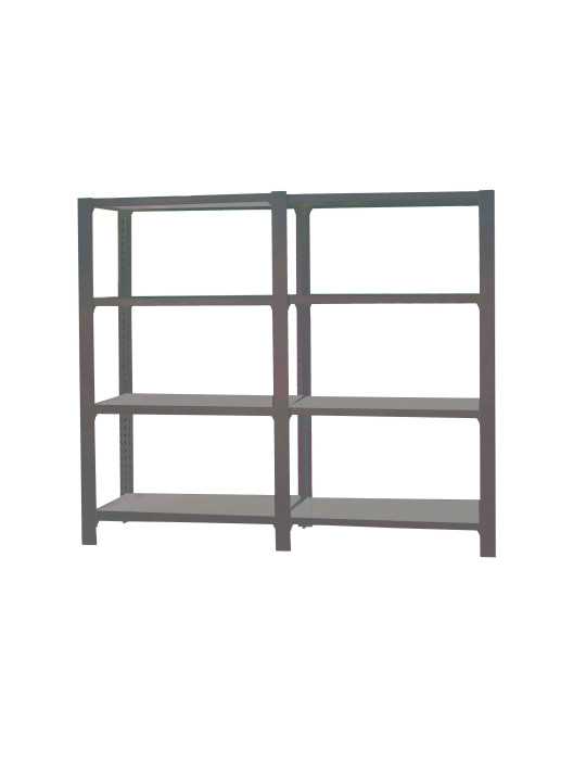 Estanteria 1500x1800x300 PACK OFFICLICK 4/300 METAL I+A ANTRACITA/ANTRACITA marca SIMONRACK