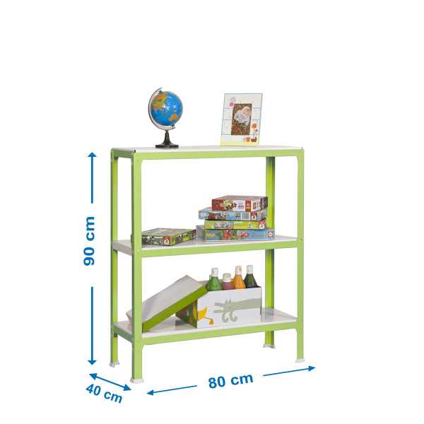 Estanteria 900x800x400 SIMONHOME CLICK MINI 3/400 VERDE/BLANCO marca SIMONRACK