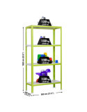 Estanteria 1600x800x400 SIMONHOME CLICK MINI 4/400 VERDE/BLANCO marca SIMONRACK