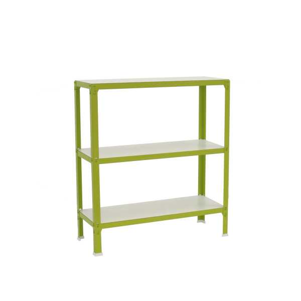 Estanteria 900x800x300 SIMONHOME CLICK WOOD MINI 3/300 VERDE/BLANCO marca SIMONRACK