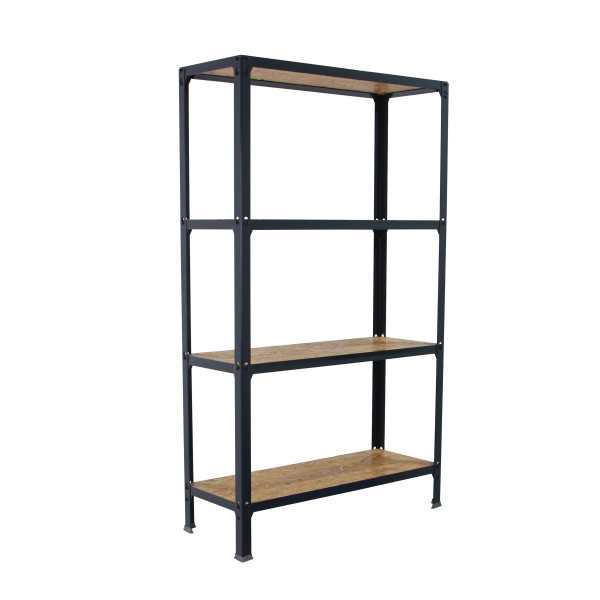 Estanteria 1600x800x300 SIMONHOME CLICK WOOD MINI 4/300 ANTRACITA/OSB marca SIMONRACK