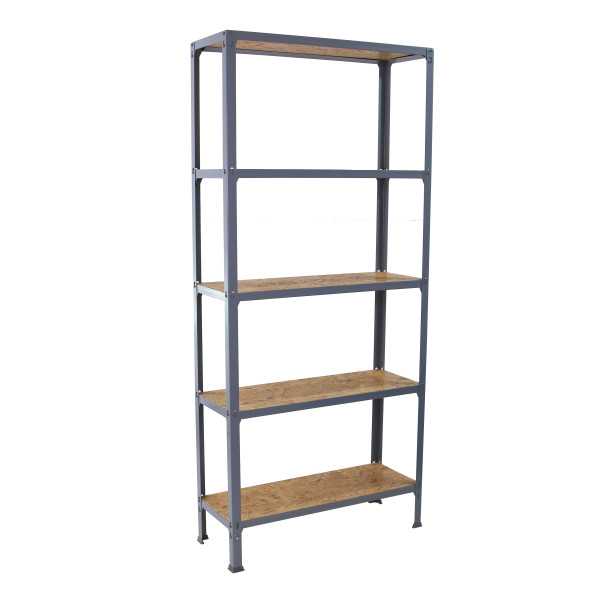 Estanteria 1800x1000x300 SIMONHOME CLICK WOOD PLUS 5/300 GRIS/OSB marca SIMONRACK