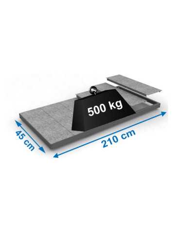 Estanteria 70x2100x450 SIMONFORTE EA 2104 METAL GALVA marca SIMONRACK