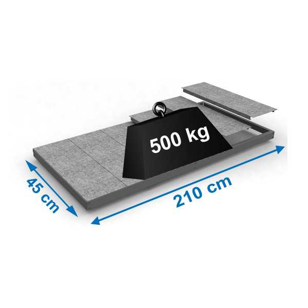 Estanteria 70x2100x450 SIMONFORTE EA 2104 METAL GALVA marca SIMONRACK