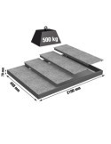 Estanteria 70x2100x450 SIMONFORTE EA 2104 METAL GRIS/GALVA marca SIMONRACK