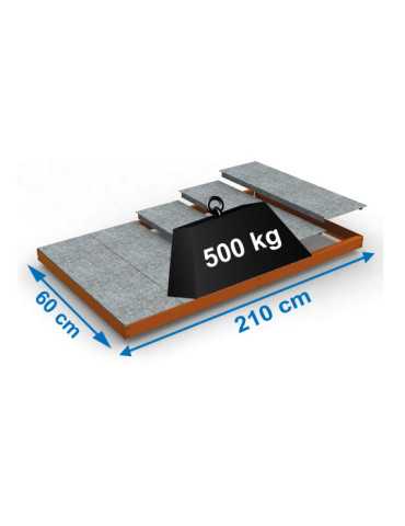 Estanteria 70x2100x600 SIMONFORTE EA 2106 METAL NARANJA marca SIMONRACK