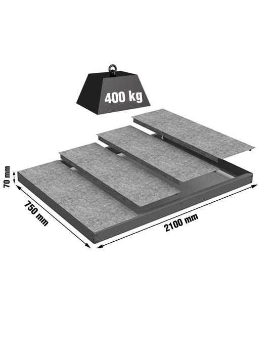 Estanteria 70x2100x750 SIMONFORTE EA 2107 METAL GRIS/GALVA marca SIMONRACK
