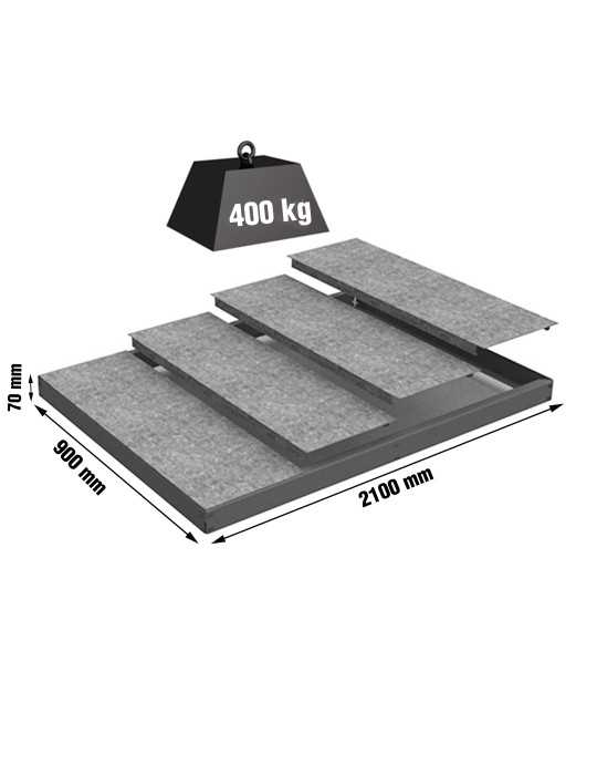 Estanteria 70x2100x900 SIMONFORTE EA 2109 METAL GRIS/GALVA marca SIMONRACK