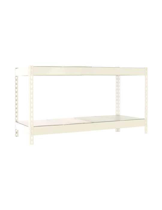 Estanteria 900x1200x450 SIMONFORTE 1204/2 METAL 900 BLANCO/GALVA marca SIMONRACK