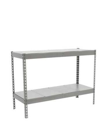Estanteria 900x1200x450 SIMONFORTE 1204/2 METAL 900 GALVA/GALVA marca SIMONRACK 2