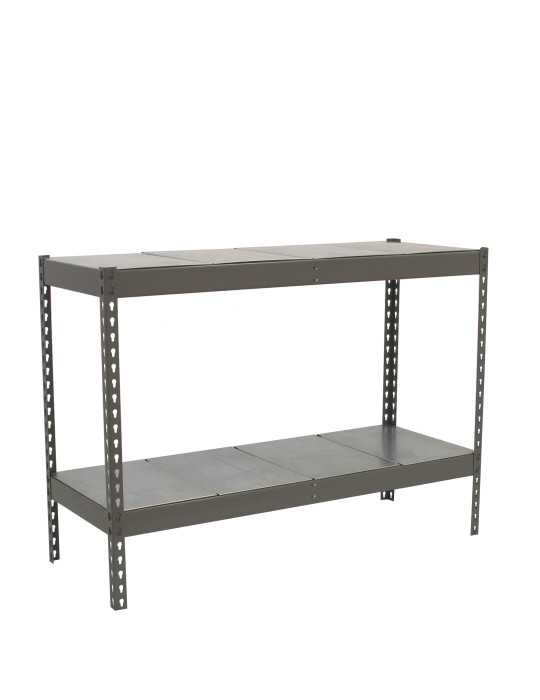 Estanteria 900x1200x450 SIMONFORTE 1204/2 METAL 900 GRIS/GALVA marca SIMONRACK