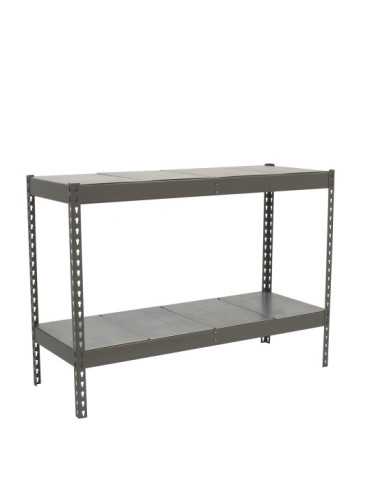 Estanteria 900x1200x600 SIMONFORTE 1206/2 METAL 900 GRIS/GALVA marca SIMONRACK 2