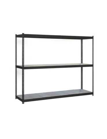 Estanteria 1500x1500x750 SIMONFORTE 1507/3 METAL 1500 ANTRACITA/GALVA marca SIMONRACK 2