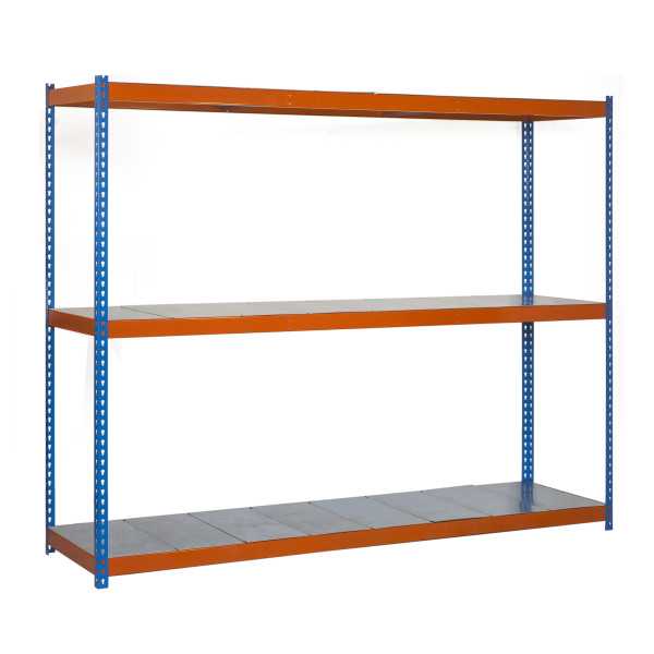 Estanteria 1500x1500x750 SIMONFORTE 1507/3 METAL 1500 AZUL/NARANJA/GAL marca SIMONRACK