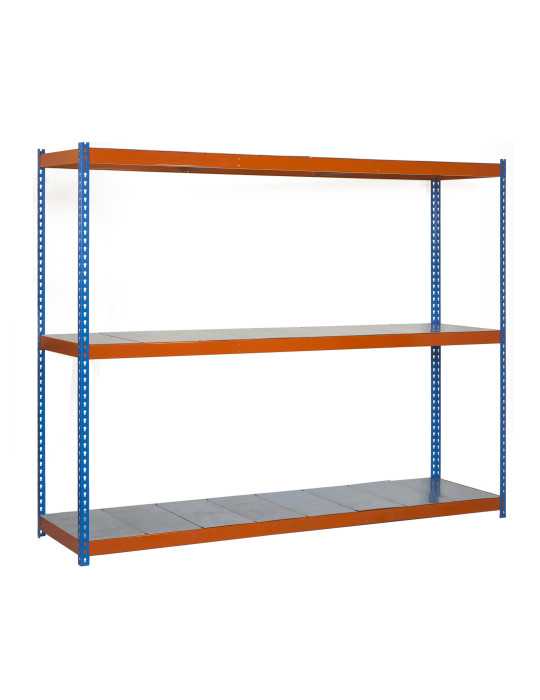 Estanteria 1500x1500x750 SIMONFORTE 1507/3 METAL 1500 AZUL/NARANJA/GAL marca SIMONRACK