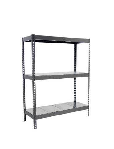 Estanteria 1500x1500x750 SIMONFORTE 1507/3 METAL 1500 GRIS/GALVA marca SIMONRACK 2