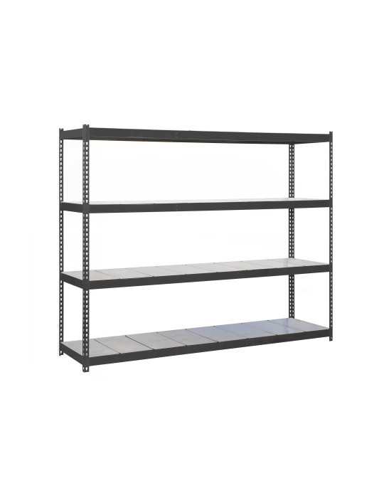 Estanteria 2000x1800x600 SIMONFORTE 1806/4 METAL ANTRACITA/GALVA marca SIMONRACK