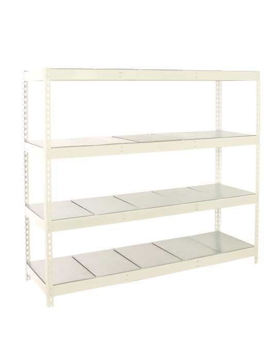 Estanteria 2000x2400x750 SIMONFORTE 2407/4 METAL BLANCO/GALVA marca SIMONRACK