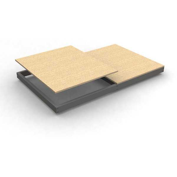 Estanteria 77x1500x750 SIMONFORTE EA 1507 CHIPBOARD GRIS marca SIMONRACK