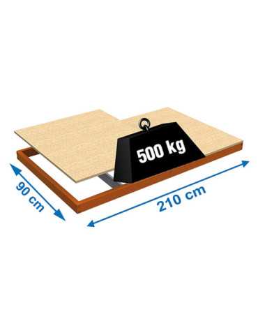 Estanteria 77x2100x900 SIMONFORTE EA 2109 CHIPBOARD NARANJA marca SIMONRACK