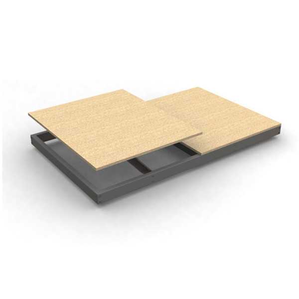Estanteria 77x2400x750 SIMONFORTE EA 2407 CHIPBOARD GRIS marca SIMONRACK