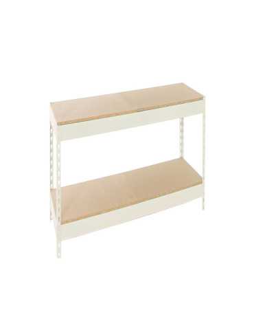 Estanteria 900x1200x450 SIMONFORTE 1204/2 CHIPBOARD 900 BLANCO/MADERA marca SIMONRACK 2