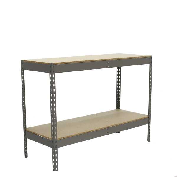 Estanteria 900x1200x750 SIMONFORTE 1207/2 CHIPBOARD 900 GRIS/MADERA marca SIMONRACK