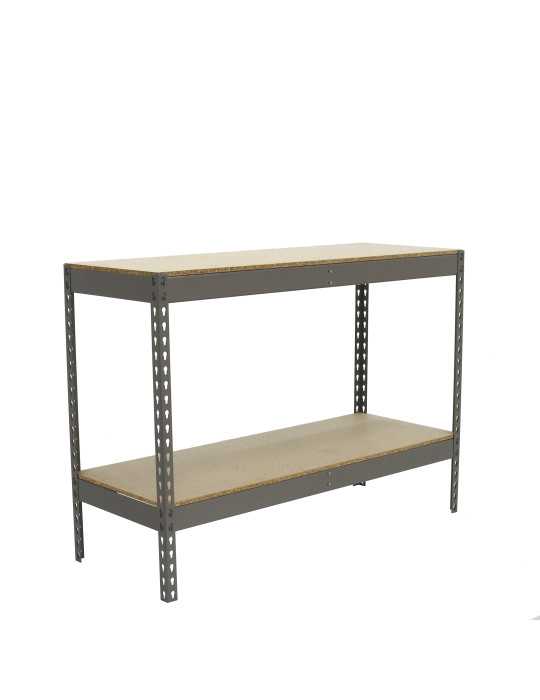 Estanteria 900x1500x450 SIMONFORTE 1504/2 CHIPBOARD 900 GRIS/MADERA marca SIMONRACK