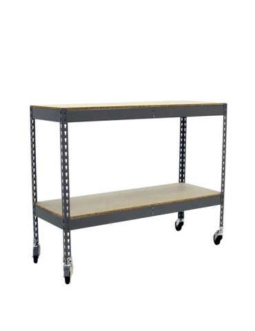 Estanteria 975x1200x450 SIMONFORTE MOB.1204/2 CHIPBOARD 900 GRIS/MAD marca SIMONRACK 2
