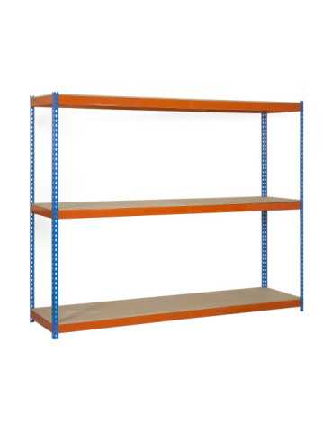 Estanteria 2000x1800x450 SIMONFORTE 1804/3 CHIPBOARD AZUL/NARANJA/MADER marca SIMONRACK 2
