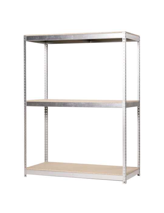 Estanteria 2000x1800x600 SIMONFORTE 1806/3 CHIPBOARD GALVA/MADERA marca SIMONRACK