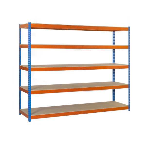 Estanteria 2500x1200x600 SIMONFORTE 1206/5 CHIPBOARD 2500 AZ/NAR/MAD marca SIMONRACK