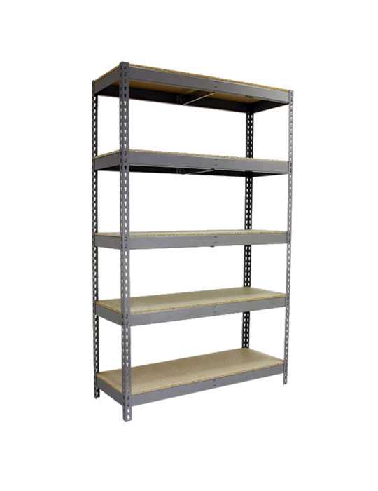 Estanteria 2000x2400x600 SIMONFORTE 2406/5 CHIPBOARD GALVA/MADERA marca SIMONRACK